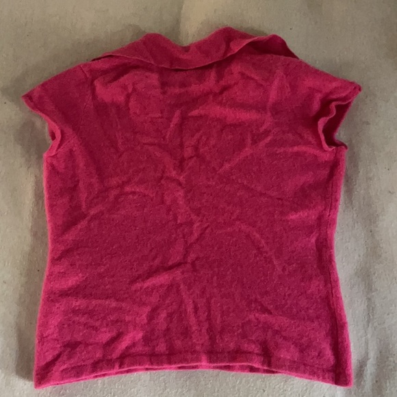 Pink Cashmere Cropped Sweater by Express Size Small - Picture 2 of 3